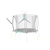 BLUE TRAMPOLINE UPRIGHT FOAM