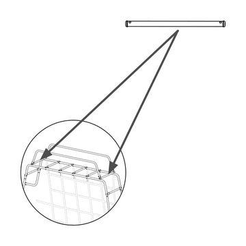 406MM RUNG (BLACK) FOR 873 MONKEY BRIDGE / 871 JUNGLE RUN