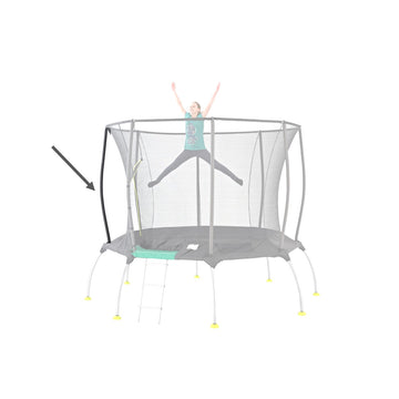 BLUE TRAMPOLINE UPRIGHT FOAM