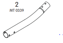 SEAT ATTACHMENT BAR FOR 749 SPIRO HOP SEESAW