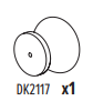 DOOR KNOB FOR 364 MEADOW COTTAGE