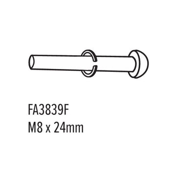 M8 X 24MM FEMALE BOLT & WASHER FOR EXPLORER