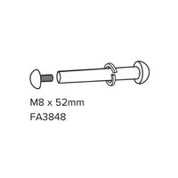 M8 X 52MM BOLT SET FOR 511/ 525 METAL SWINGS
