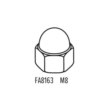 M8 DOME NUT