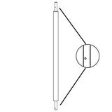 BOTTOM UPRIGHT POLE FOR 62P UP/ 62BM 12FT TRAMPOLINE