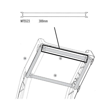 PART 13 SLIDE SUPPORT BAR 300MM FOR GROWABLE ADVENTURER