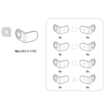 HINGES PACK FOR PALPLAY DREAM PLAYHOUSE