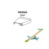 PM2060 Lime Green Seat for TP140 Forest Wooden Seesaw