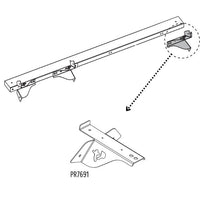 FOREST METAL ANGLED SWING BRACKET
