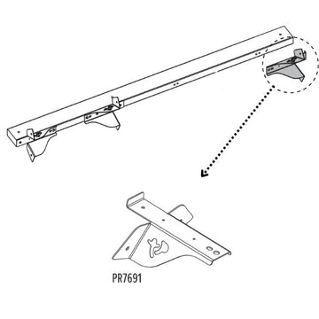 FOREST METAL ANGLED SWING BRACKET