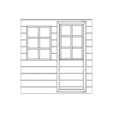 WP1173 - FRONT PANEL FOR LAVENDER & MEADOW COTTAGE