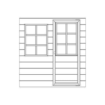 WP1173 - FRONT PANEL FOR LAVENDER & MEADOW COTTAGE
