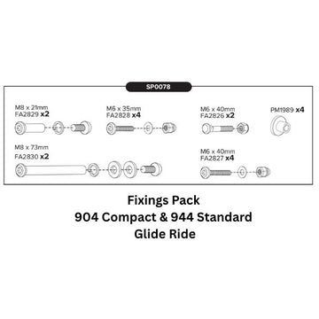 FITTINGS PACK FOR GLIDE RIDE