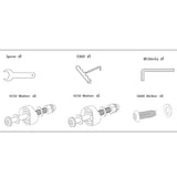 4.5FT JUNIOR TRAMPOLINE FIXINGS PACK