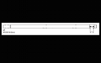 BLACK EXPLORER SWING ARM TOP BAR WITH BRACKETS