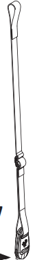 EXTENSION STRAP FOR 901 PINK QUADPOD