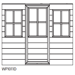 FRONT PANEL FOR 318P HILLTOP PLAYHOUSE