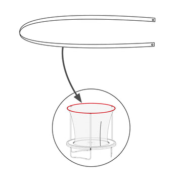 TOP ROD FOR TP16 10FT UP TRAMPOLINE