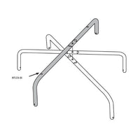 BLACK EXPLORER U BEND FOR SWING ARM HOLES