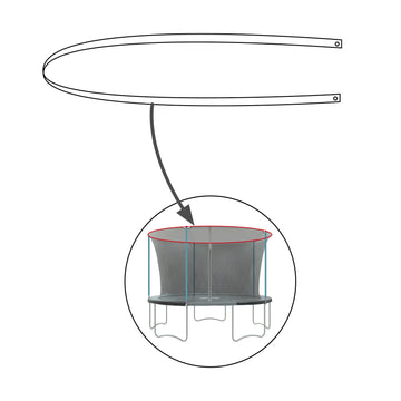 TOP ROD FOR 17P 12FT UP TRAMPOLINE