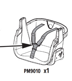 QUADPOD BLUE & GREEN SWING SEAT