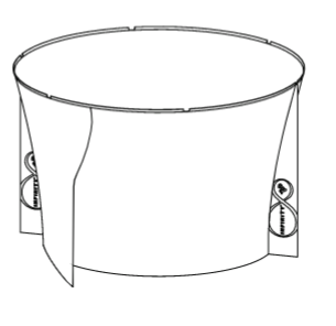 12FT INFINITY ROUND SURROUND ENCLOSURE