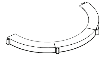 10FT INFINITY ROUND FRAME PADS