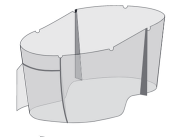 INFINITY LEAP TRAMPOLINE SURROUND NET