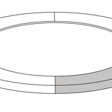 FRAME PADS FOR 412P 4.5FT JUNIOR TRAMPOLINE