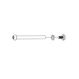 FA3843-1 TP750 Spiro Spin Bolt, Washer and Nut