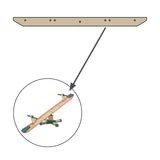 MAIN BEAM FOR 140 FOREST WOODEN ROTATING SEESAW