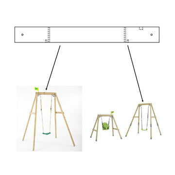 MW1232 TOP BAR FOR FOREST SINGLE SWING AND GROWABLE SWING