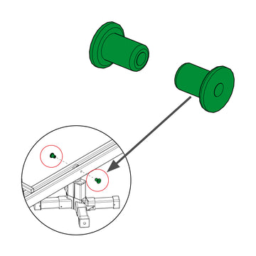 PM2009 PIVOT BUSH FOR WOODEN ROTATING SEESAW