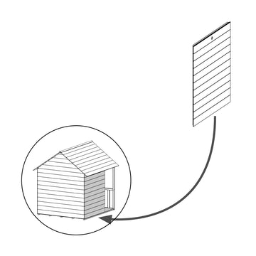 WP1004 SIDE PANEL 347P CABIN/348P HIDEAWAY