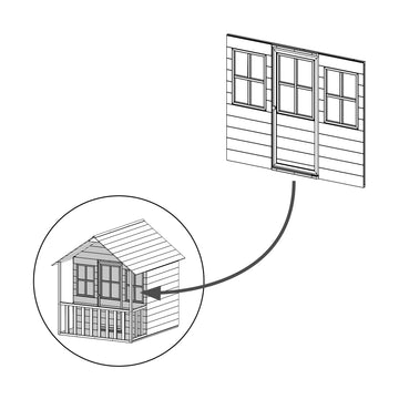WP1011  FRONT PANEL 349P SUMMER LODGE